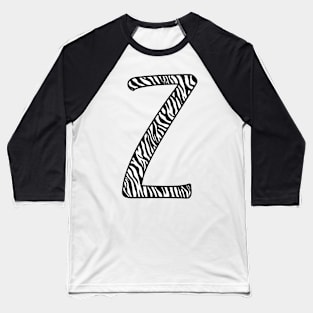 Z for zebra Baseball T-Shirt